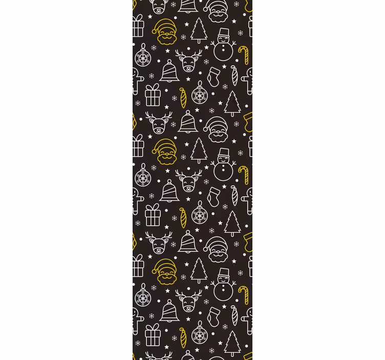 Blind children white and yellow pattern - TenStickers