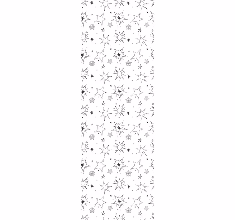Blind children stars silhouetted pattern - TenStickers