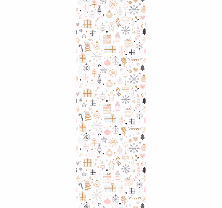 Blind children winter christmas design - TenStickers