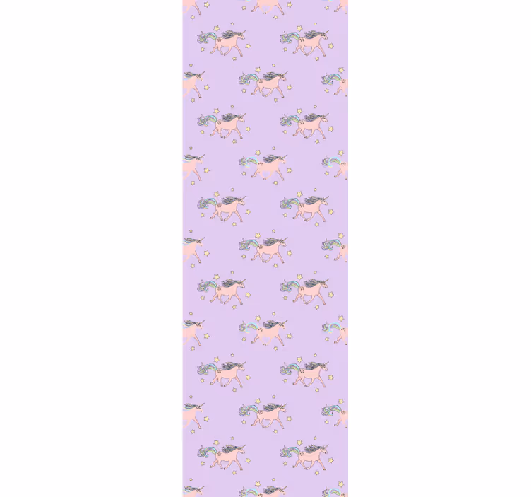 Blind children pink pastel sweet unicorn pattern - TenStickers