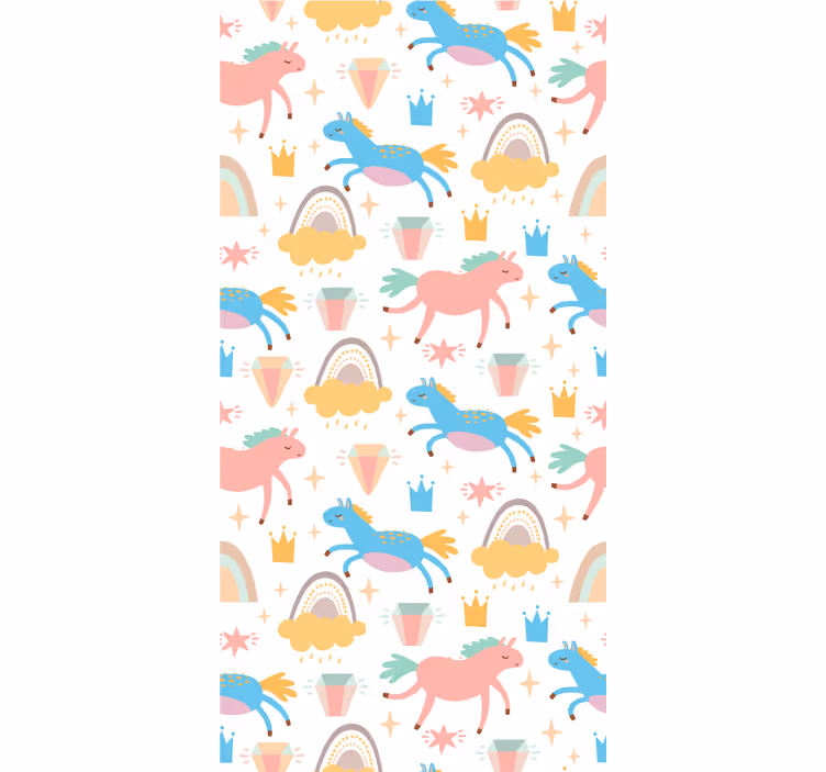 Blind children enjoy colorful unicorns and rainbows - TenStickers