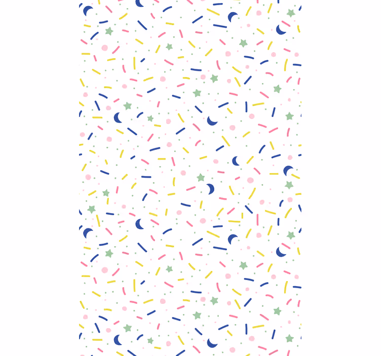 Blind children colorful sprinkles pattern - TenStickers