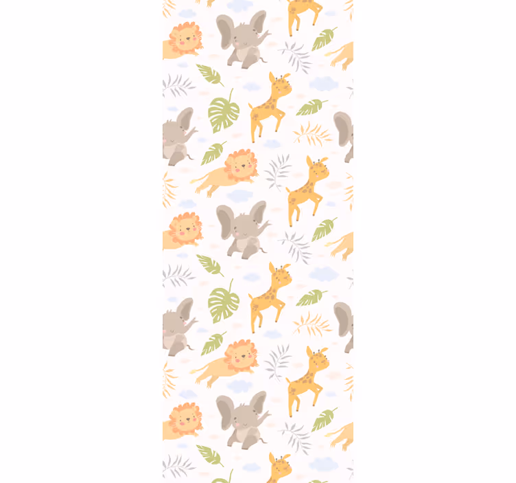Blind children nordic minimalist safari design - TenStickers