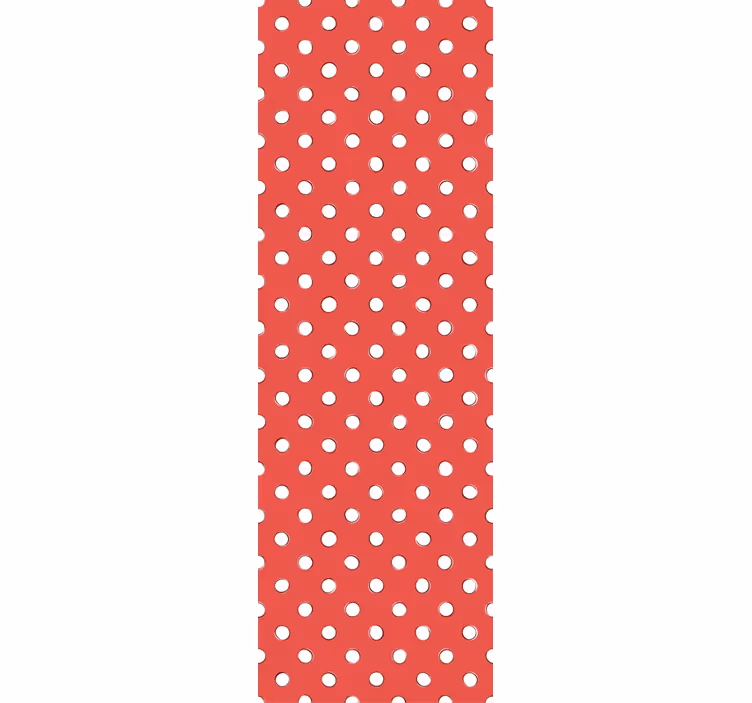 Blind children white retro polka dots - TenStickers