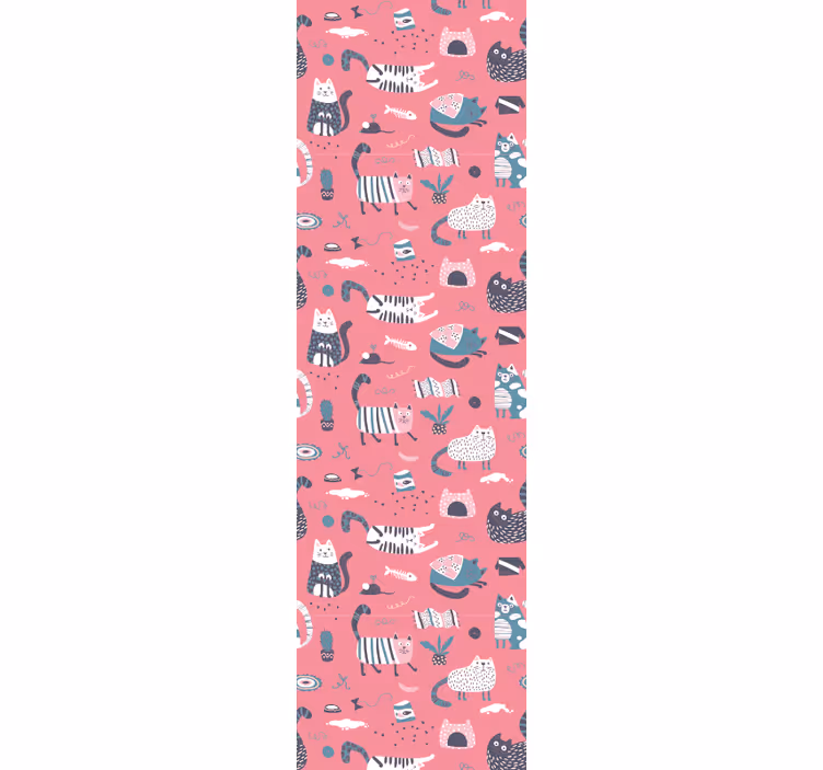 Blind children nordic kitties - TenStickers