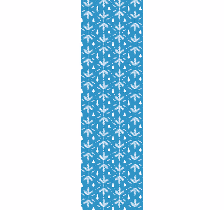 Blind children nordic style folk blue - TenStickers