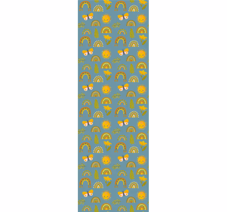 Blind children pattern with messy thick doodles - TenStickers
