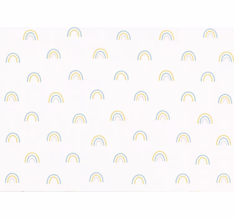 Blind children scattered pastel rainbows - TenStickers