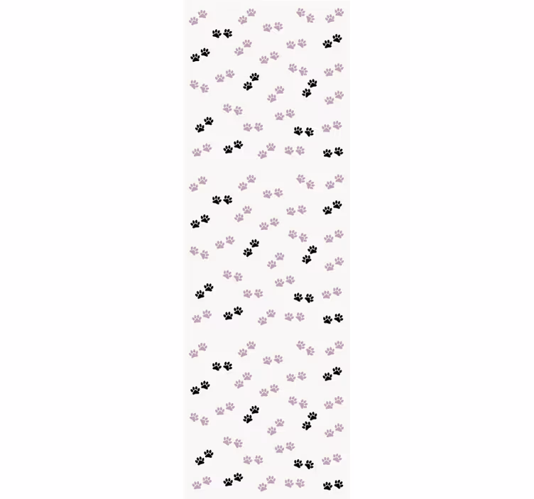 Blind children cat paw prints - TenStickers