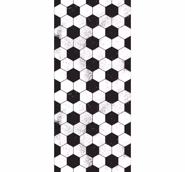Blind children grunge dirty soccer ball pattern - TenStickers