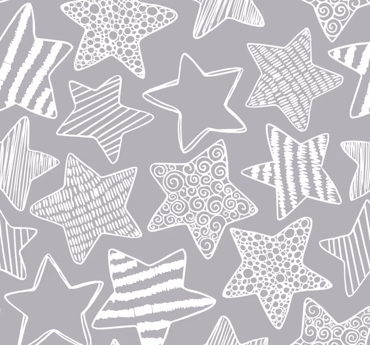 Blind children white star - TenStickers
