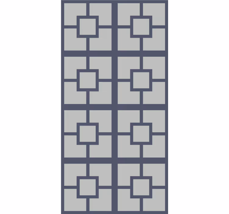 Blind office square pattern design - TenStickers