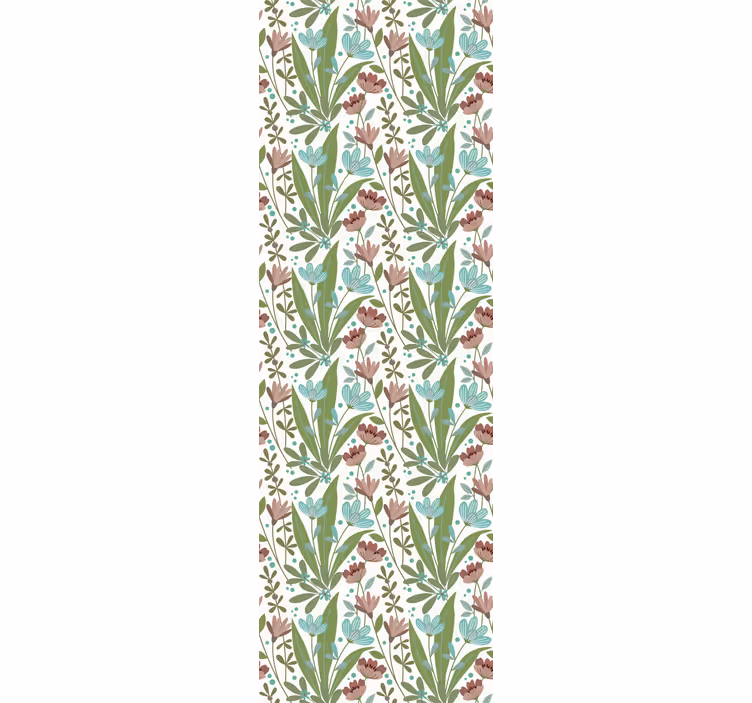 Blind office vintage floral style - TenStickers