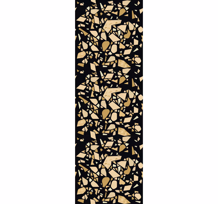Blind office terrazzo style black gold - TenStickers