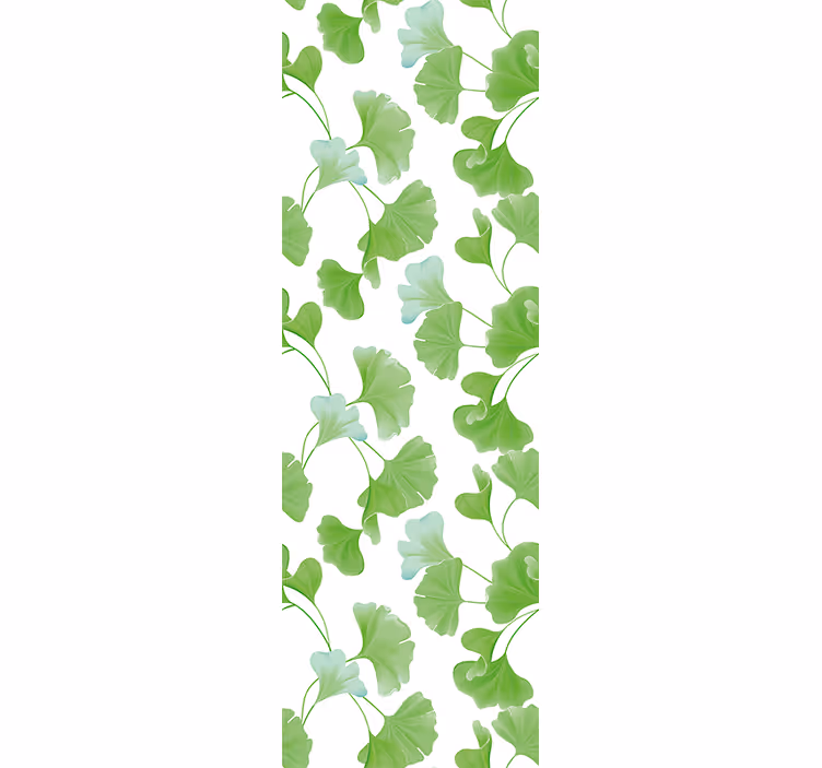 Blind office ginkgo green leaves - TenStickers