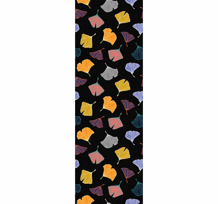 Blind office caltero ginkgo leaf design - TenStickers