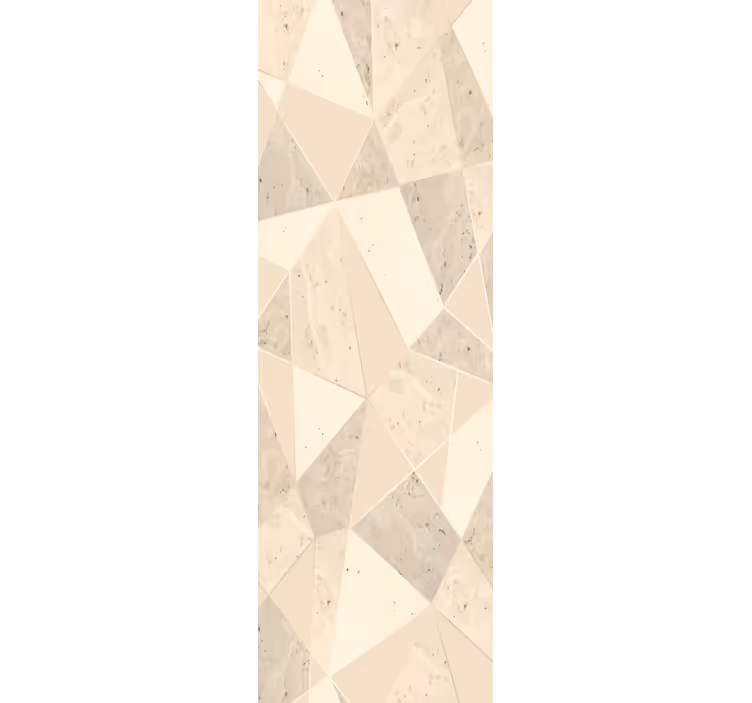 Blind office 3d golden triangles design - TenStickers