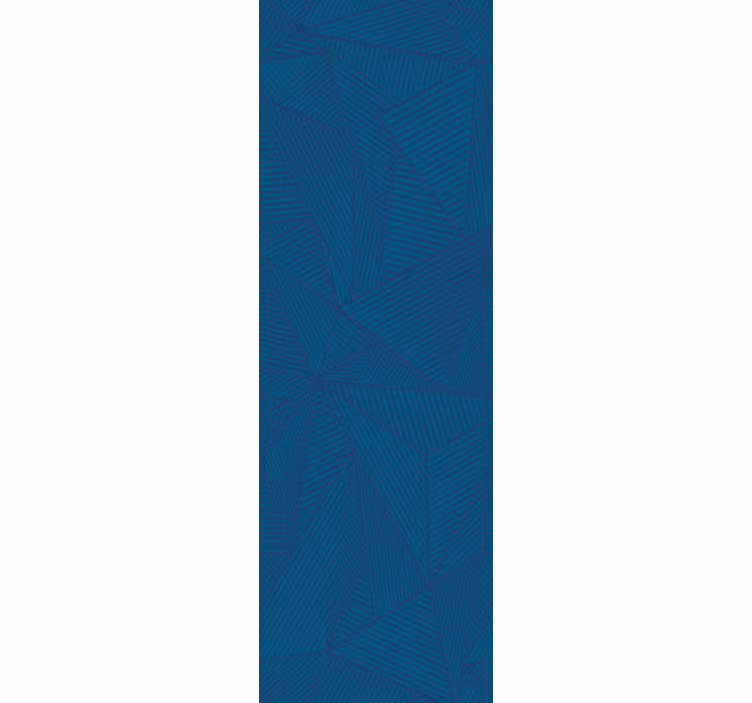 Blind office blue geometric simple pattern - TenStickers