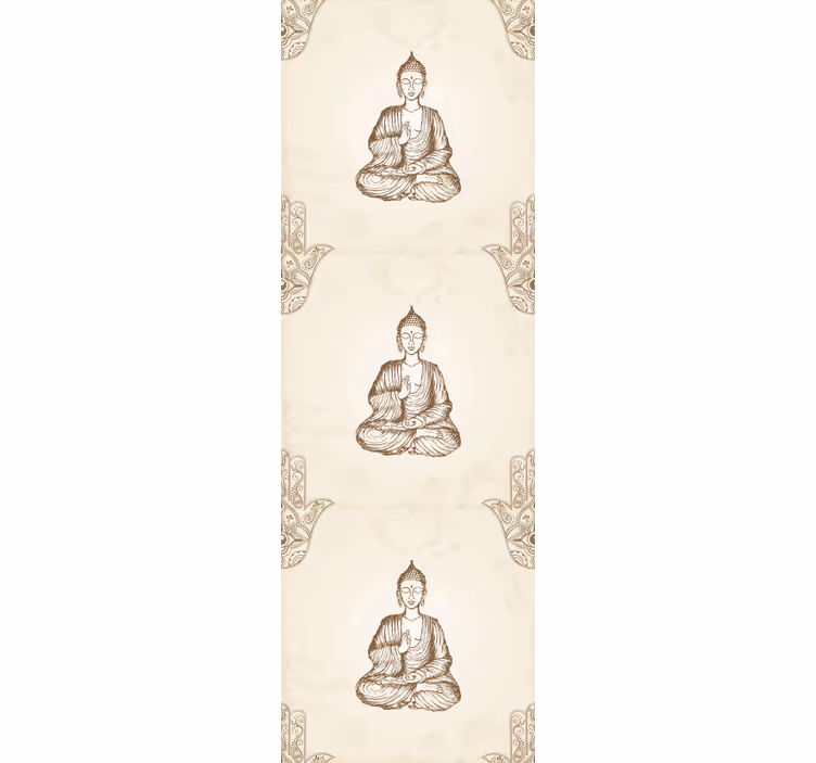 Blind office buddha hamsa hand symbol - TenStickers