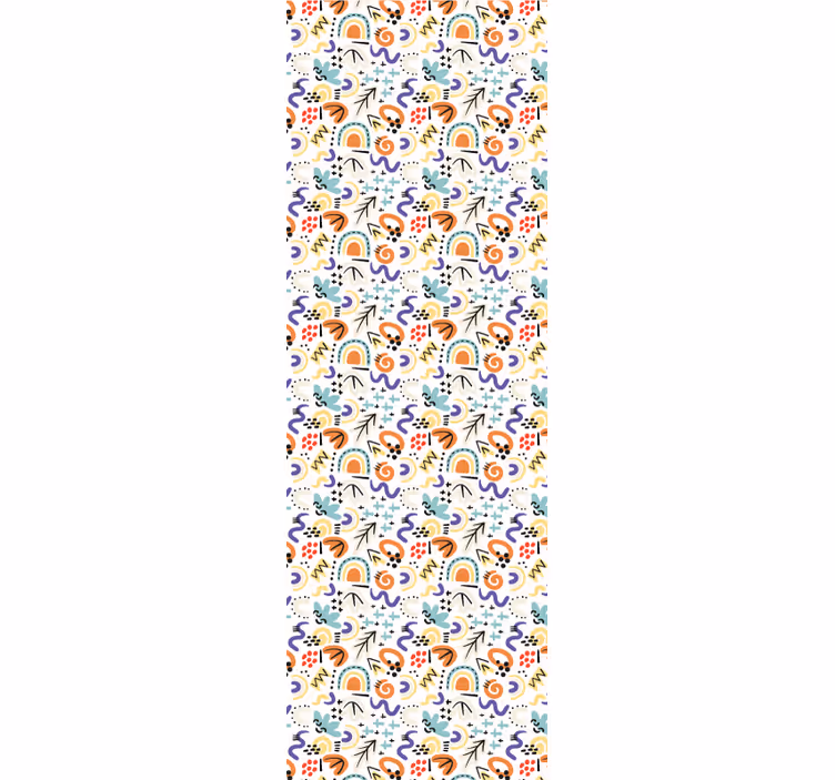 Blind office organic flat abstract design - TenStickers