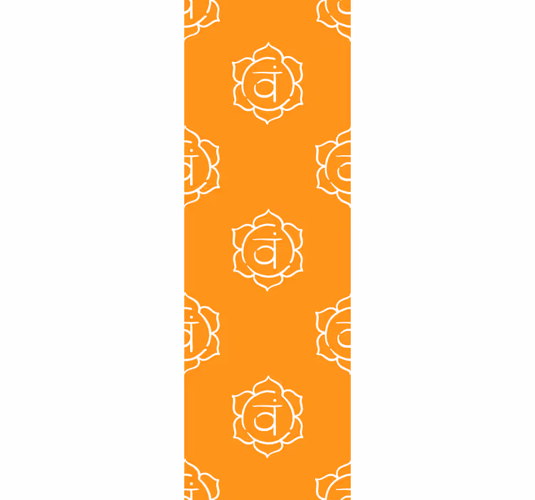 Blind office beautiful sacral chakra symbol - TenStickers