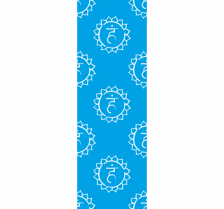 Blind office throat chakra symbol - TenStickers