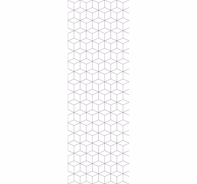 Blind office geometric cubes design - TenStickers
