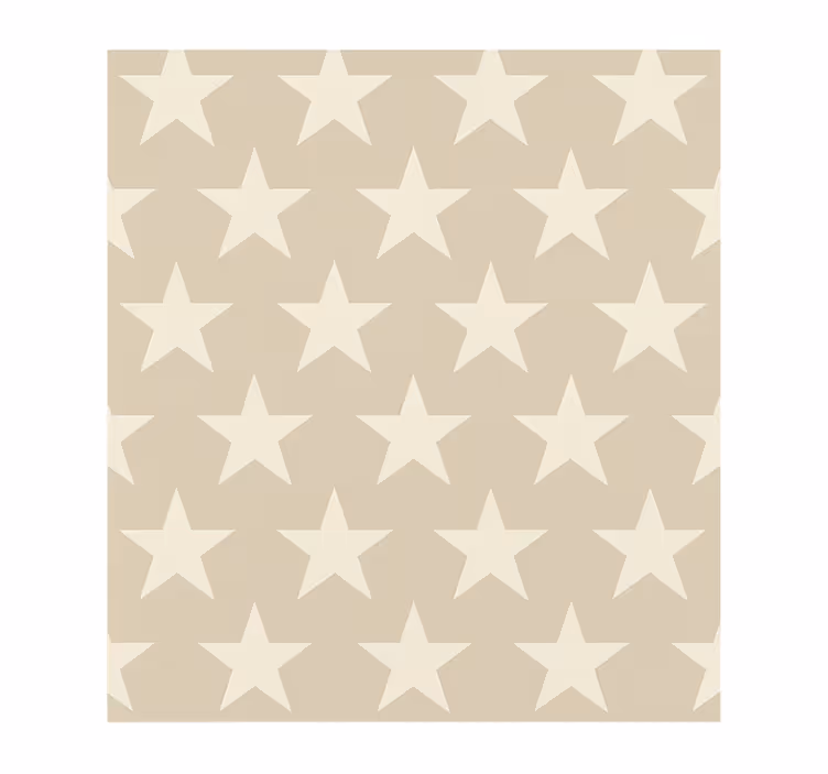 Blind teens beige stars pattern - TenStickers