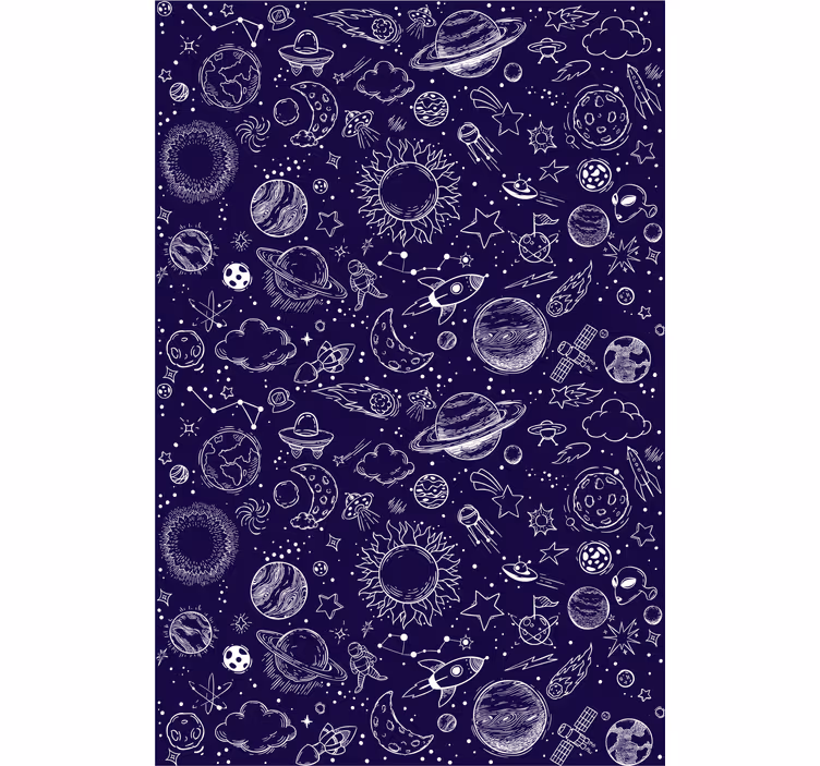 Blind teens cosmic sketches - TenStickers