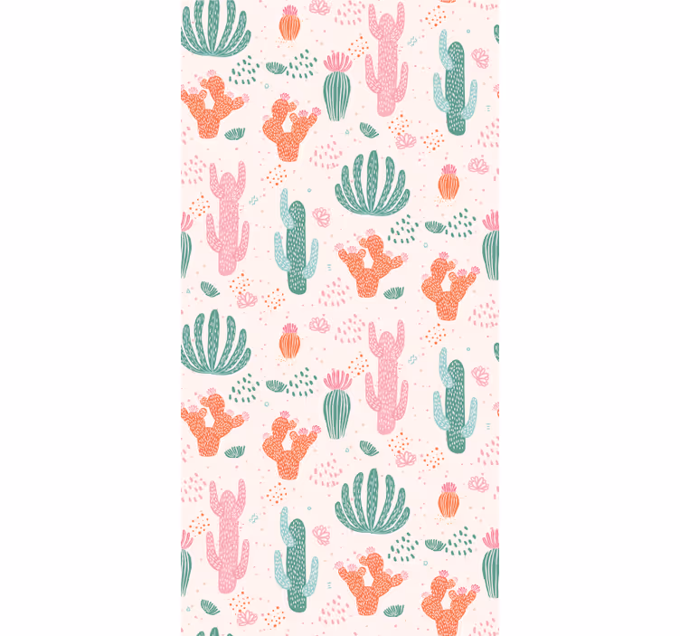 Blind teens retro colored cactus design - TenStickers
