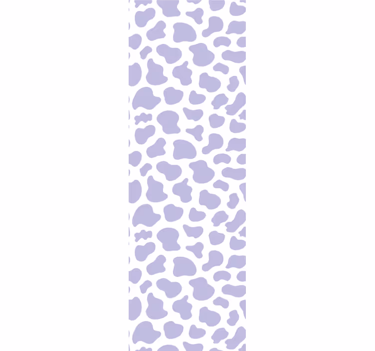 Blind teens in purple cow print design - TenStickers