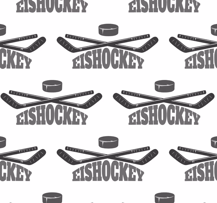 Blind teens ice hockey equipment - TenStickers