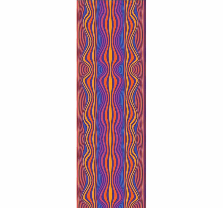 Blind teens trippy vibrant waves - TenStickers