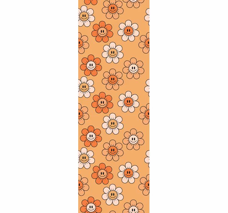 Blind teens orange shades smiley faces - TenStickers