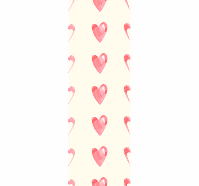 Modern blind pattern-decor broken hearts - TenStickers