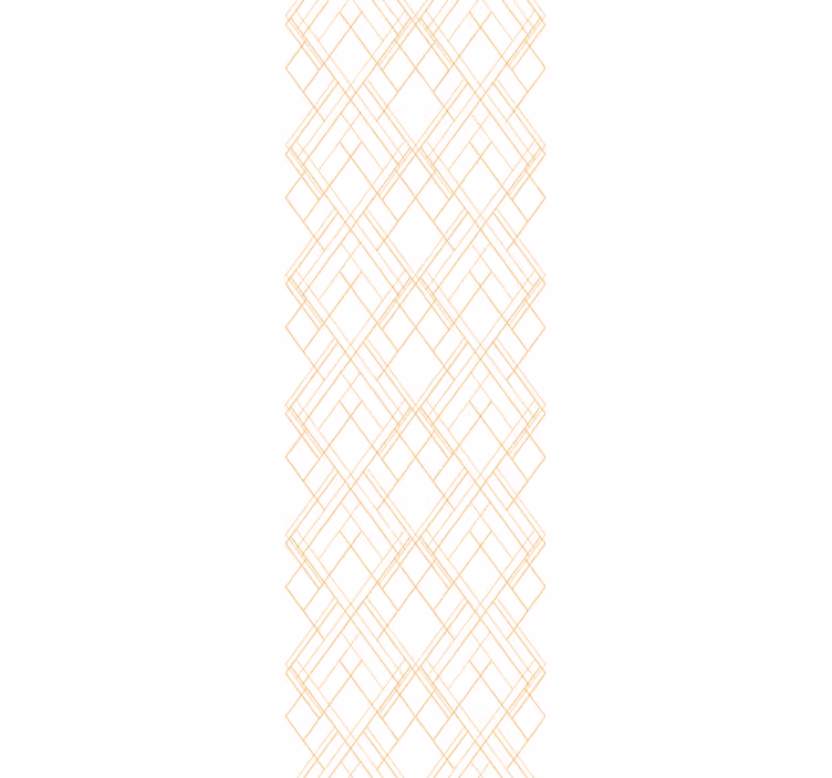 Modern blind with golden irregular lines on white - TenStickers