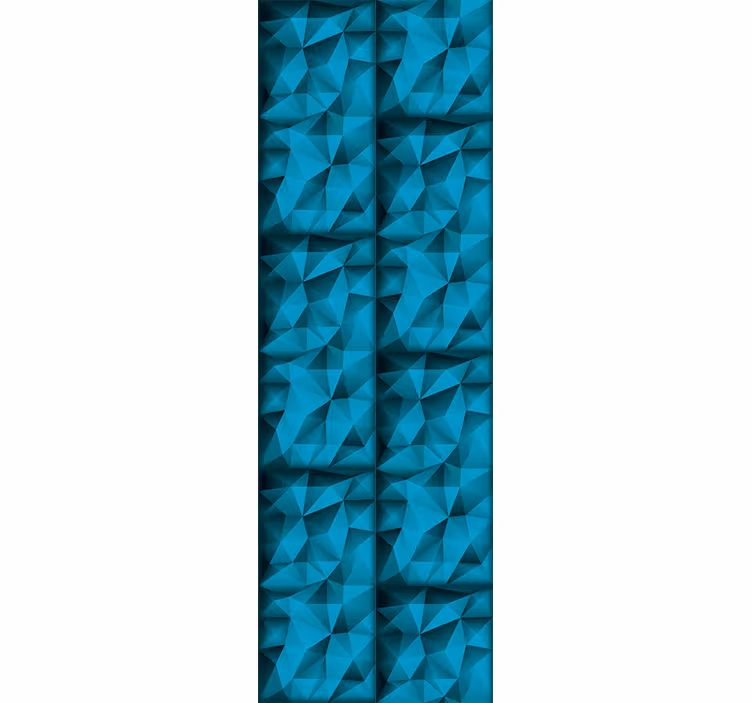Modern blind blue depths 3d pattern - TenStickers