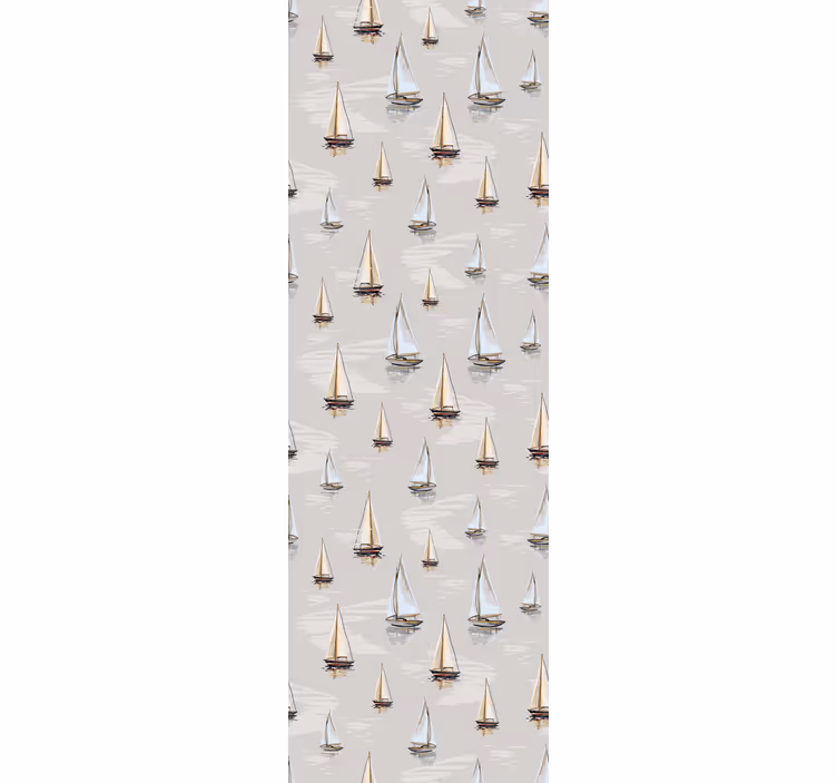 Modern blind elegant sailboat design - TenStickers