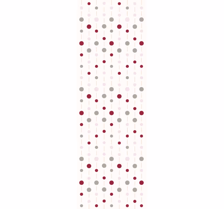 Modern blind in pastel dots with lines pattern - TenStickers
