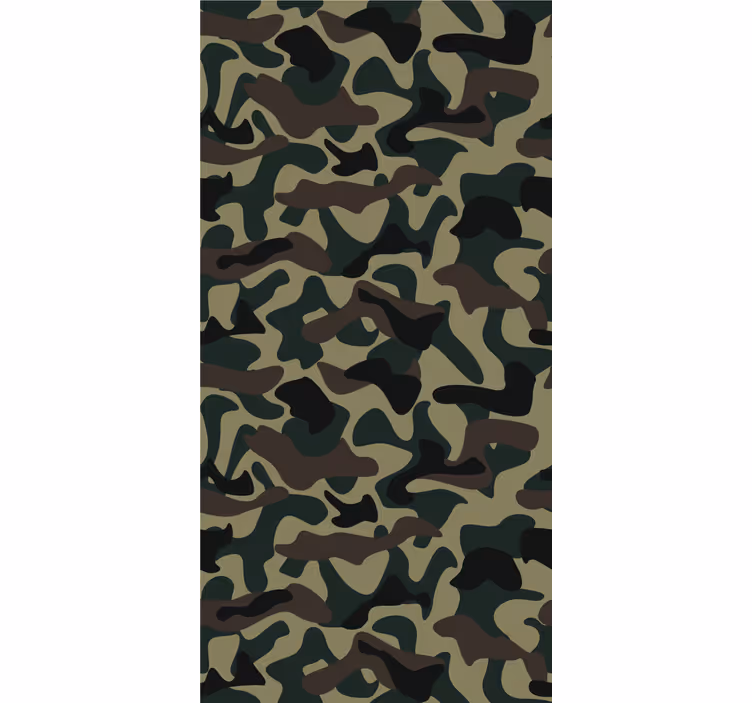 Modern blind in camouflage pattern - TenStickers
