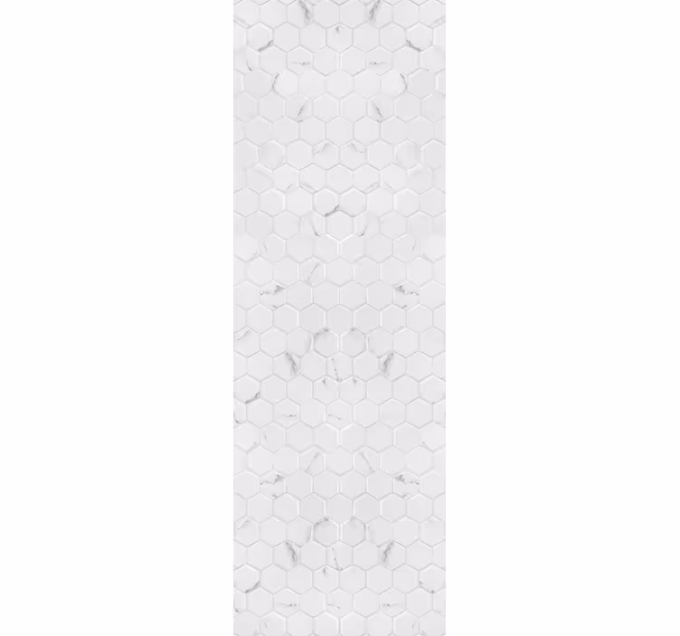 Modern blind elegant grey hexagon tiles - TenStickers