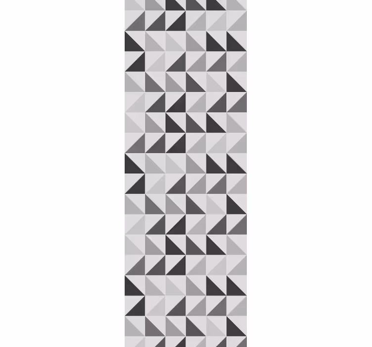Blind grey triangular patterns - TenStickers