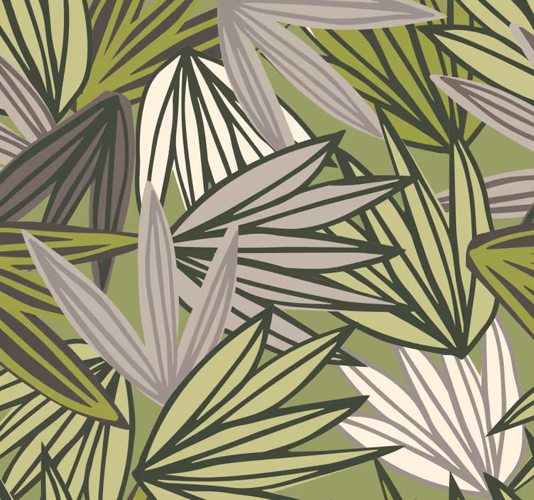 Bathroom blind jungle with trees no fruit - TenStickers