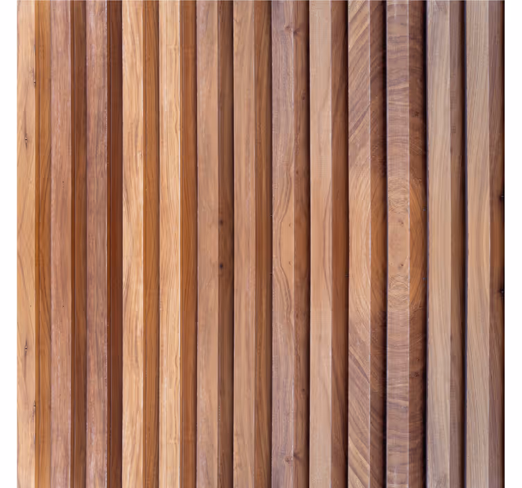 Blind beige vertical wood panels - TenStickers
