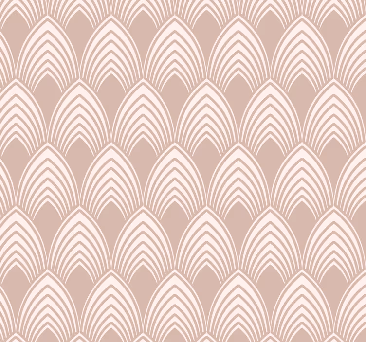 Blind pink vintage geometric pattern - TenStickers