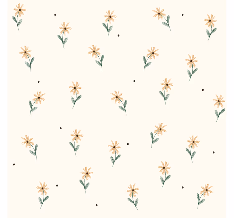 Blind pink yellow daisies - TenStickers