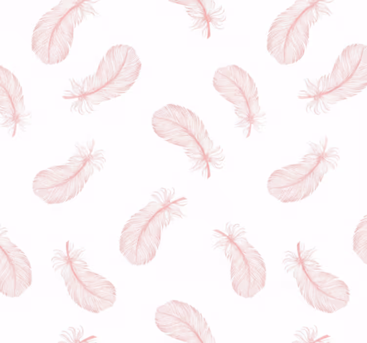 Blind pink pink feather pattern - TenStickers