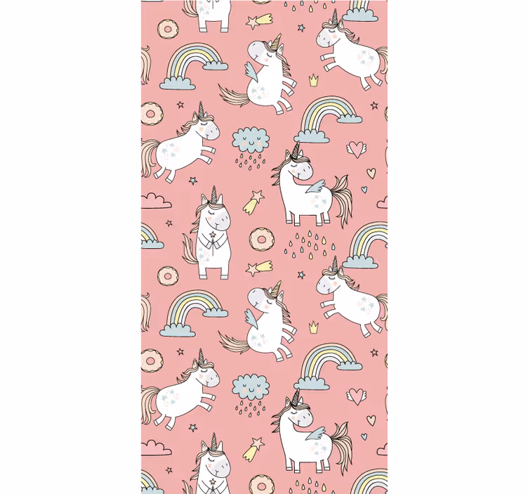 Blind pink enchantment of the unicorn - TenStickers