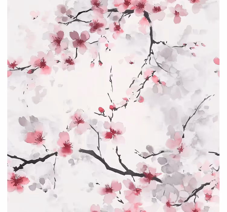 Blind pink cherry blossom - TenStickers