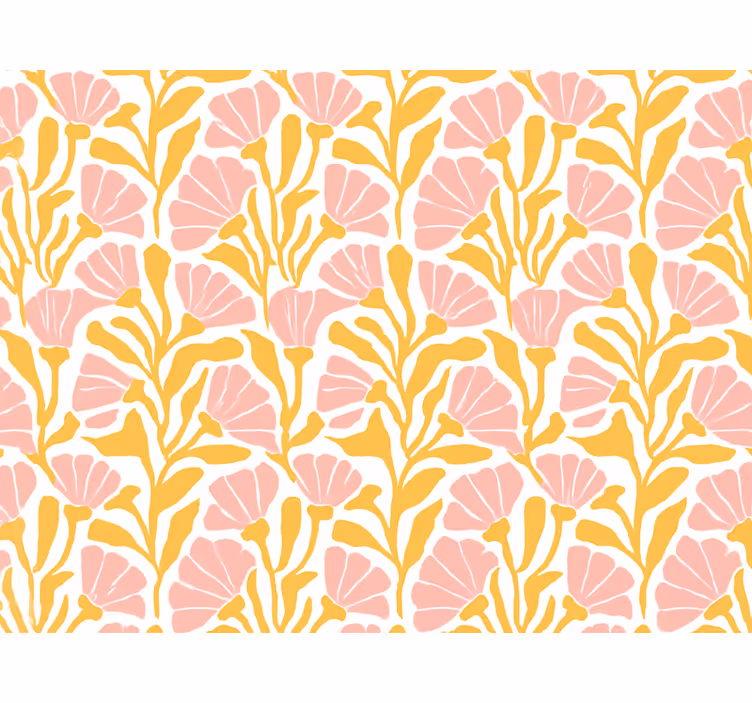Blind yellow vibrant floral design - TenStickers